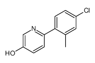 6-(4-chloro-2-methylphenyl)pyridin-3-ol Structure