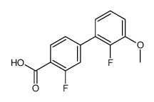 2-fluoro-4-(2-fluoro-3-methoxyphenyl)benzoic acid结构式