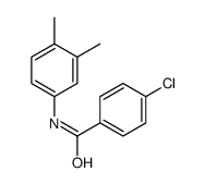 4-Chloro-N-(3,4-dimethylphenyl)benzamide Structure