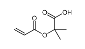 2-(Acryloyloxy)-2-methylpropanoic acid结构式