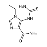 1-ethyl-5-((thiocarbamoyl)amino)-1H-imidazole-4-carboxamide Structure