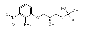 (S)-1-(2-Amino-3-nitrophenoxy)-3-tert-butylamino-propan-2-ol Structure