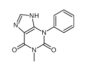 1-methyl-3-phenyl-7H-purine-2,6-dione Structure