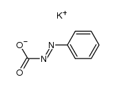 phenyl-diazenecarboxylic acid , potassium salt Structure