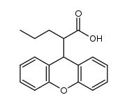 rac-2-(9H-xanthen-9-yl)pentanoic acid Structure