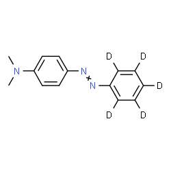 N,N-dimethyl-4-(phenyldiazenyl)aniline-d5结构式