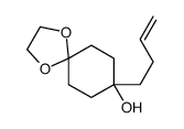 8-but-3-enyl-1,4-dioxaspiro[4.5]decan-8-ol Structure