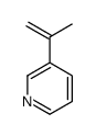 Pyridine, 3-(1-Methylethenyl)- Structure