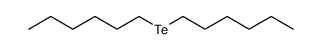 di-n-hexyl telluride Structure