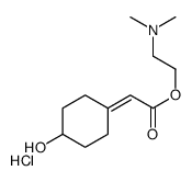 2-(dimethylamino)ethyl 2-(4-hydroxycyclohexylidene)acetate,hydrochloride Structure