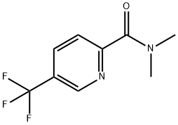 N,N-二甲基-5-(三氟甲基)吡啶酰胺结构式