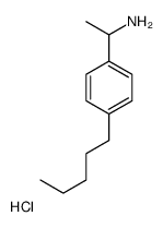 1-(4-PENTYLPHENYL)ETHYLAMINE HYDROCHLORIDE Structure