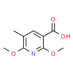 2,6-Dimethoxy-5-methylpyridine-3-carboxylic acid结构式