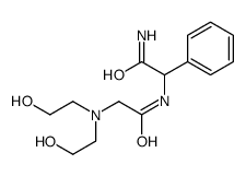 2-[[2-[bis(2-hydroxyethyl)amino]acetyl]amino]-2-phenylacetamide Structure