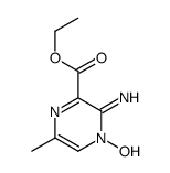 ethyl 4-hydroxy-3-imino-6-methylpyrazine-2-carboxylate Structure