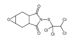 4-(1,1,2,2-tetrachloroethylsulfanyl)-1a,2,2a,5a,6,6a-hexahydrooxireno[2,3-f]isoindole-3,5-dione结构式