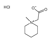 2-(1-methylpiperidin-1-ium-1-yl)acetic acid,chloride Structure