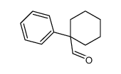 1-phenylcyclohexane-1-carbaldehyde结构式