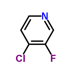 4-氯-3-氟吡啶结构式