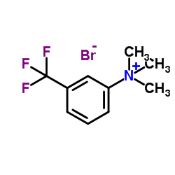 3-(TRIFLUOROMETHYL)PHENYLTRIMETHYLAMMONIUM BROMIDE structure