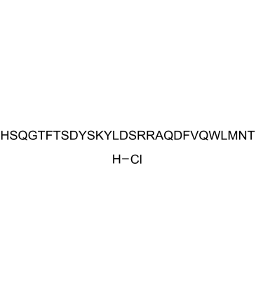 glucagon monohydrochloride Structure