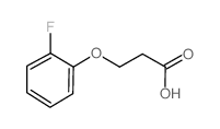 3-(2-FLUOROPHENOXY)PROPIONIC ACID Structure