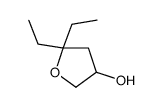 5,5-diethyloxolan-3-ol Structure