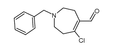 1-benzyl-5-chloro-2,3,6,7-tetrahydro-1H-azepine-4-carbaldehyde结构式