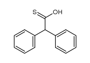 diphenyl-thioacetic acid Structure