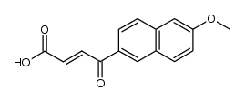 acido β-(6-metossi-2-naftoil)acrilico Structure