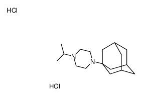 1-(1-adamantyl)-4-propan-2-ylpiperazine,dihydrochloride结构式