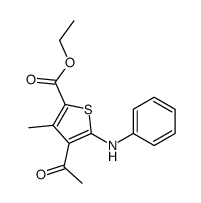 ETHYL 4-ACETYL-5-ANILINO-3-METHYL-2-THIOPHENECARBOXYLATE图片