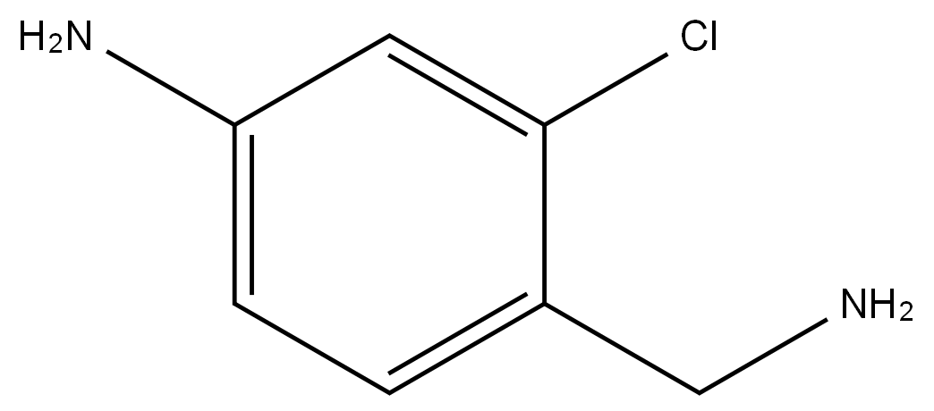 4-(aminomethyl)-3-chloroaniline Structure