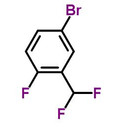 5-Bromo-2-fluoro-(difluoromethyl)-benzene Structure