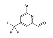 6-bromo-4-(trifluoromethyl)pyridine-2-carbaldehyde Structure