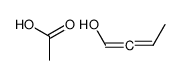 acetic acid,buta-1,2-dien-1-ol结构式