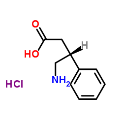 (R)-4-Amino-3-phenylbutanoic acid hydrochloride结构式