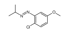 (2-chloro-5-methoxyphenyl)-propan-2-yldiazene Structure