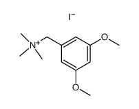 3,5-dimethoxybenzyltrimethylammonium iodide Structure