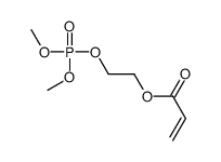 2-dimethoxyphosphoryloxyethyl prop-2-enoate Structure