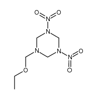 1-ethoxymethyl-3,5-dinitro-[1,3,5]triazinane Structure