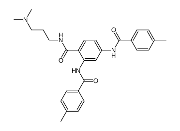 1--2,4-bis-(4'-methylbenzamido)-benzol Structure