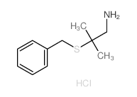 2-(benzylthio)-2-methyl-1-propanamine Structure