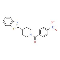 Piperidine, 4-(2-benzothiazolyl)-1-(4-nitrobenzoyl)- (9CI)结构式