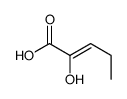 2-hydroxypent-2-enoic acid结构式