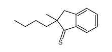 2-butyl-2-methyl-3H-indene-1-thione Structure