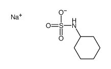 sodium (sulfonatoamino)cyclohexane structure