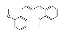 1-methoxy-2-[4-(2-methoxyphenyl)but-2-enyl]benzene结构式