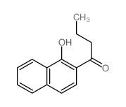 1-Butanone,1-(1-hydroxy-2-naphthalenyl)- Structure