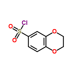 2,3-Dihydro-1,4-benzodioxine-6-sulfonyl chloride structure